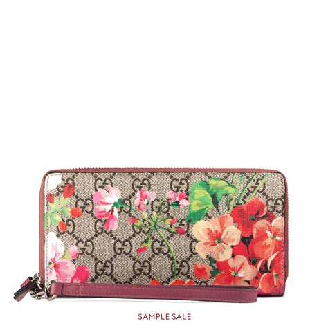 gucci blooms wrist wallet|Gucci outlet wallet price.